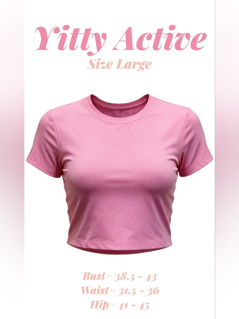 YITTY Active Ultraluxe Essential Crop Top